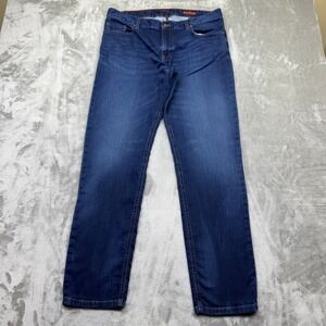 Alberto Pipe Regular Slim Fit Cosy Jeans‎ Mens Sz 34 Blue Denim Casual Grunge